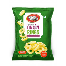 HULLY GULLY BAKED ONION RINGS 100GM
